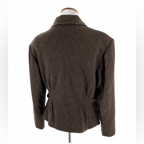 Braebrook Vintage Black Wool lined Jacket Size 9/10 - Picture 4 of 4